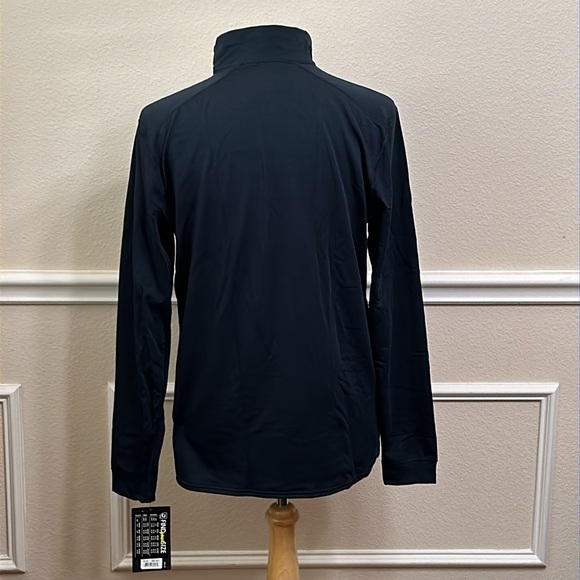 PolarMax (4) BASELAYER Zip Mock Heavy Weight - Dk Navy - Picture 3 of 12